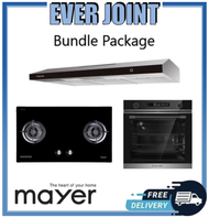 [Bulky] MAYER MMSL902BE SLIMLINE HOOD (90CM) + MMGH882 BUILT-IN GAS HOB 2 BURNERS + MMDO13C [75L] BUILT IN OVEN BUNDLE DEAL!