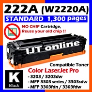 NO CHIP W2220A W2220X BLACK BK Compatible Toner HP222A HP 222A 222X 3203 3203dw MFP 3303sdw 3303fdn 