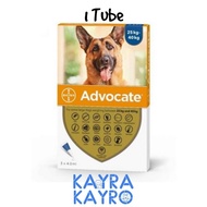 Advocate for Extra Large Dog (25-40 kg) 1 Tube - Anti Flea & Dog Worm Medicine