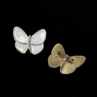 🔥MY ready stock🔥Brooch Kupu-Kupu ✨ Pearl Shell Look + Kristal Shine – TD77