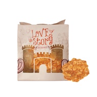 [Biscuit Academy] Short-Term Castle Forest Series-Almond Tiles 70g|Almond Flavor Almond Biscuit Snac