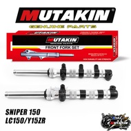 MUTAKIN งานCNC โช๊คหน้า ทั้งชุด YAMAHA EXCITER150 EXCITER155 ปลอกโช้ค+แกนโช้คหน้า โช้คหน้าแท้ โรงงาน