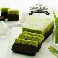 Amanda Brownies Kukus - SariKaya Pandan (Most Like)