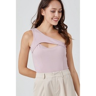 Shannen Toga Cut Out Top Mauve