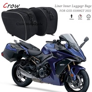 Motorcycle inside luggage bags for Suzuki, for GSXS1000GT 2022 S1000 GSXS GSX-S1000GT GT S1000GT, GS