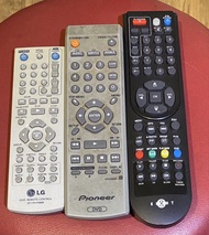 LG, Pioneer, Eight DVD 遙控器