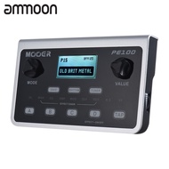 [ammoon]เอฟเฟคกีต้าร์ MOOER PE100 Multi-effects Processor Guitar Effect Pedal 39 Effects 40 Drum Patterns 10 Metronomes Tap Tempo