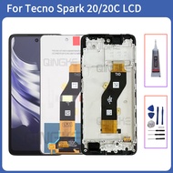 For Tecno Spark 20 20C LCD BG7n BG7 Display Touch Screen Digitizer Assembly Replacement KJ5 KJ5n For