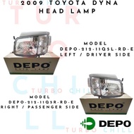 DEPO-212-11Q5-RD-E 2009 TOYOTA DYNA HEAD LAMP UNIT ECE.MANUAL