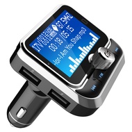 Aikexinxun BC32Car Bluetooth FM Transmitter1.8Large Screen Car Mount MP3Car Bluetooth Hands-Free Pho