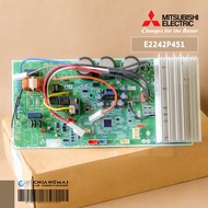 E2242P451 (MUY-GT24VF) แผงวงจรแอร์ Mitsubishi Electric แผงบอร์ดแอร์ มิตซูบิชิ แผงบอร์ดคอยล์ร้อน