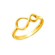 Citigems 916 Gold Elegant Infinity Ring