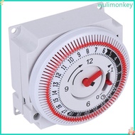 WU Automatic Power  Mechanical Timer Switches 15min–24h Dials Timer 24 Hour Cycle