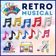 Retro 60's Theme Balloons Music Balloons