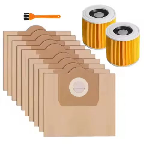 A83G-Dust Bags With Filters For Karcher WD3 WD3 Premium MV3 SE4001 A2201 A2204 Vacuum Cleaners 6.959