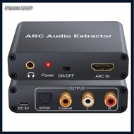 IPBARN SHOP ตัวแปลงช่องสัญญาณแกนรวมSPDIF เป็น DAC แบบมืออาชีพเครื่องสกัด ARC Audio แบบดิจิตอลเป็นแอนะล็อก HDMI