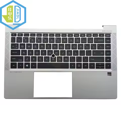 US English Palmrest with Keyboard For HP EliteBook 840 745 845 G7 G8 English backlit point keyboards