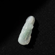 【屬龍/蛇本命佛】冰種飄綠普賢菩薩 | 天然緬甸翡翠A貨 | 送禮