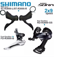 Sora 3 group movement set Piece 2*9 speed for racing bikes