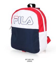 (超低特價出清) FILA  兒童後背包 兒童書包 (BPT-9017 白藍紅色)