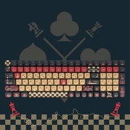Lofree Lofree Lofree Small Alice 68/100 Keys Mechanical Keyboard Original Theme Keycap Cute Cartoon 