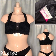 California Kisses XS only black bralette bra