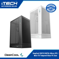DeepCool CH270 DIGITAL Micro ATX /Mini-ITX Tempered Glass PC Case