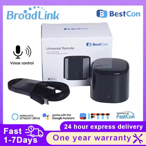 BroadLink RM4 BestCon RM4C mini Wi-Fi Smart Universal Remotefor Air Conditioner TV Voice Control wit