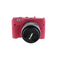 Soft Silicone Rubber Camera Case for Canon EOS M3 (Rose) (0899)