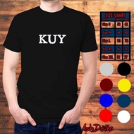 Kuy writing t-shirt simple distro t-shirt/ for men trendy t-shirt/