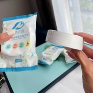 Compressed travel towel with size 70x140cm, easy to carry in handbag or suitcase