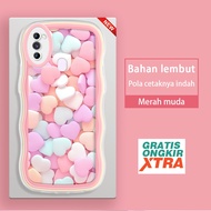 Samsung M02 M11 M13 M12 M20 M22 M32 M10 M21 M30S M23 5G A02 Phone Case Colorful 3D Love Pill Pattern