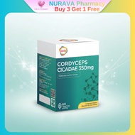NURAVA Pharmacy，GKB Cordyceps Cicadae 60s, Weight loss