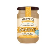 MAYVERS PEANUT BUTTER SMOOTH 375GM