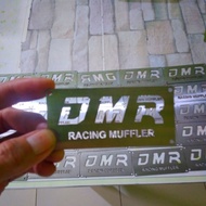 DMR Racing Muffler Stainless CNC Emblem