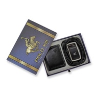 GIFT BOX P0L0 SET - WALLET & BELT - X111