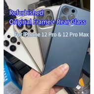 12pro/12pro max original disassembled and refurbished middle frame back cover 12pm back cover button
