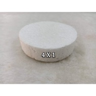 4x1” Polyform Round / Gabus Bulat / Round Polystyrene Form /Pc