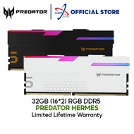 ACER PREDATOR HERMES RGB DDR5 GAMING LONGDIMM / PC RAM ( 16GB*2 / 32GB*2 / 24GB*2 ) ( 8400MHZ CL40 )
