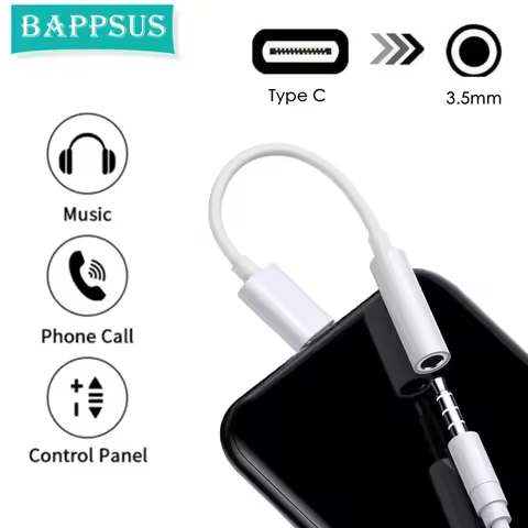 Type C To 3.5mm Jack Earphone Audio Adapter Aux Cable for Xiaomi Mi 12 11 Redmi Note 11 Note9 Huawei