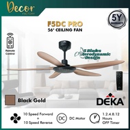 DEKA F5DC PRO / F5DC LED PRO / FANZO CHAMPION 38 42 46 56 Inch Ceiling Fan with Light LED DC Motor K