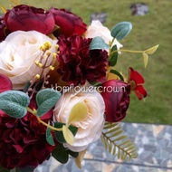 3 Warna Wedding Bouquet Buket Bunga Tangan Pengantin Terlaris