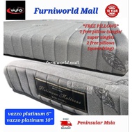 Tilam Vazzo Platinum Aloe Vera Mattress with free pillows