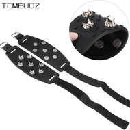 TCMEUOZ Ice Gripper Spike, 7/10 Teeth Anti-Slip Ice Claw,  Spike Universal Shoes Crampons For Shoes