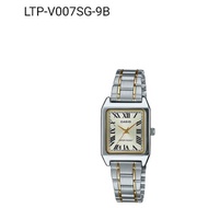 Casio แท้100% รุ่น LTP-V007SG-9B นาฬิกาผู้หญิง สายสแตนเลส (ส่งฟรี)