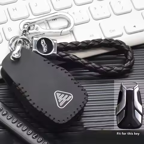 Leather Key Case for VOGE SR4MAX SR4 MAX 350 DS900X SFIDA SR125 SR 125 Motorcycle Remote Cover Keych