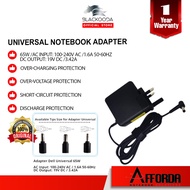 AFFORDA Universal Laptop Charger 65W for Acer/Asus/Dell/HP/Lenovo/Type-c- Cable For Laptop AC Adapter