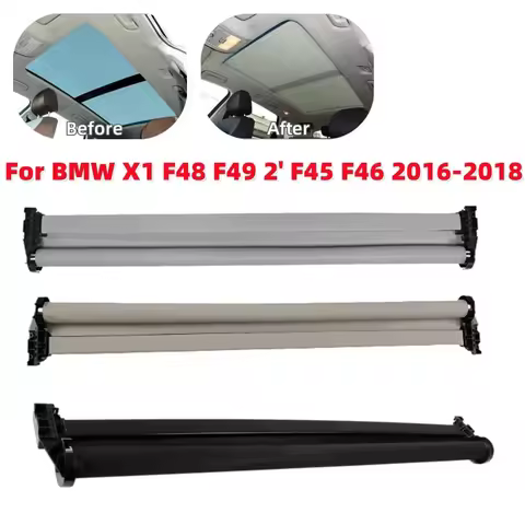 1Pcs Car Roof Visor Panoramic Sunroof Curtain Cover For BMW X1 F48 F49 X2 F45 F46 2016-2018