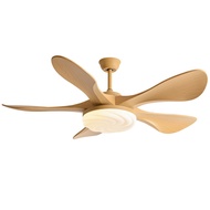 HAISHI14 Fan With Light Bedroom Inverter With LED Ceiling Fan Light Simple DC Power Saving Ceiling Fan Lights