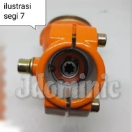 Gear Case Square 328 Dudukan Mata Pisau Piso Alat Mesin Pemotong Motong Potong Rumput Gendong 318 Pa